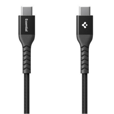2. Kabel Spigen EB10010CCA Essential USB-C / USB-C 100W 100CM - czarny