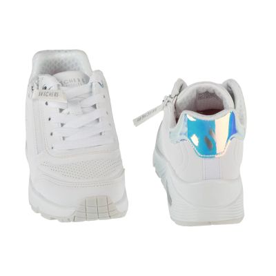 5. Skechers Uno Gen1 - Zip And Stride   310554L-WHT Białe 28