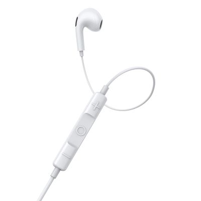 5. Baseus Encok H17 słuchawki przewodowe minijack 3.5mm biały (NGCR020002)