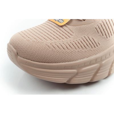 6. Skechers buty damskie sportowe Bobs B Flex SLIP-INS beżowe wygodne