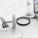4. Kabel sieciowy Ethernet Orico PUG-C6 CAT6 1000Mbps RJ45 internetowy LAN okrągły 1 m - czarny