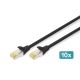Digitus Kabel krosowy CAT 6A S/FTP, 10 sztuk