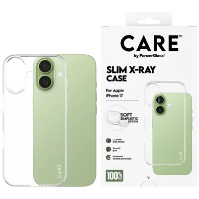 Etui CARE by PanzerGlass Fashionable X-Ray Soft Basic na iPhone 17 - przezroczyste