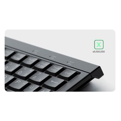 2. KeySonic KSK-3211ELU (DE) klawiatura Dom USB QWERTZ Niemiecki Czarny
