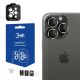Osłona aparatu 3mk Lens Protection Pro ze złotą ramką na iPhone 15 Pro