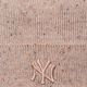 3. New Era Wmns Glitter Beanie New York Yankees Hat 60691293 Beżowe One size