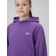 4. Bluza dresowa loose z kapturem dziewczęca 4F 4FJRSS26TSWSF3040-50S