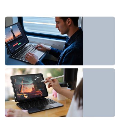7. Etui z klawiaturą Dux Ducis (MK series) na iPad Pro 11" (2024) - czarne