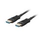 12. LANBERG KABEL HDMI M/M V2.1 40M 8K OPTYCZNY AOC CA-HDMI-30FB-0400-BK