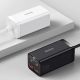 18. Baseus GaN3 Pro szybka uniwersalna ładowarka sieciowa GaN 2 x USB Typ C / 2x USB 100W PD3.0, QC4.0+, AFC czarny (CCGP000101)