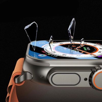 7. Szkło hartowane Tech-Protect Easy Set+ 2-pack na Apple Watch Ultra 1 / 2 49 mm - przezroczyste