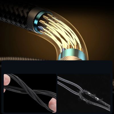9. Kabel Joyroom Gaming Cable S-CL020A6 Lightning (kątowy) / USB-C (prosty) 20W 1.2 m - czarny