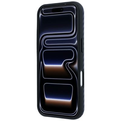 5. Etui BMW M Carbon Metal Logo MagSafe na iPhone 17 Pro Max / 18 Pro Max - granatowe