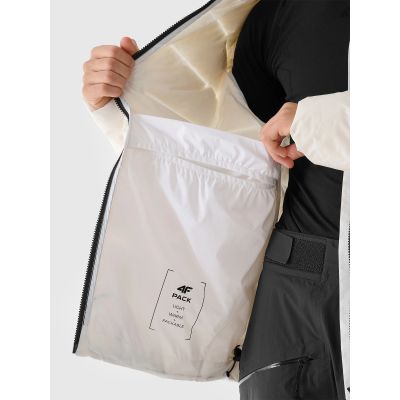 14. Kurtka zimowa puchowa 4FPRO z wypełnieniem naturalnym i membraną pertex 20000/20000 męska 4F 4FWAW24TTJAM717-10S