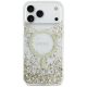 3. Etui Guess Resin Bottom Glitter MagSafe na iPhone 17 Pro Max - złote