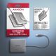 6. Axagon N HMC-5HL USB 5Gbps hub 2x USB-A HDMI 4k/60Hz RJ-45 GLAN PD 100W kabel USB-C Przewodowa USB 3.2 Gen 1 (3.1 Gen 1) Type-C Srebrny