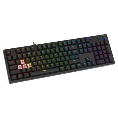 9. SAVIO KLAWIATURA MECHANICZNA STYX OUTEMU PEACH SILENT HOT SWAP RGB