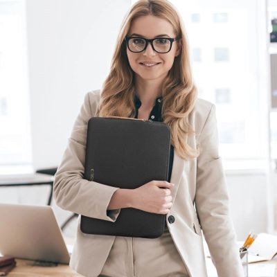 11. Torba Tech-Protect Fleece na laptopa 13-14- czarna