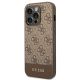 2. Guess GUHCP14LG4GLBR iPhone 14 Pro 6,1" brązowy/brown hard case 4G Stripe Collection
