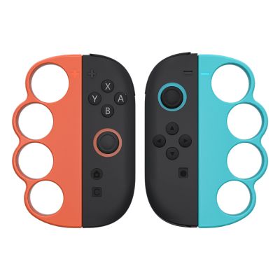 26. Pakiet akcesoriów rodzinnych 23 w 1 do konsoli Nintendo Switch 2 - zestaw pomarańczowy i niebieski
