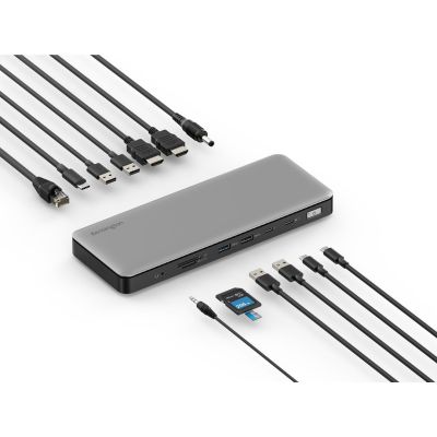 18. Kensington SD5760T - Stacja dokująca - USB-C / USB4 / Thunderbolt 3 / Thunderbolt 4 - 2 x HDMI, Thunderbolt - GigE