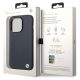 8. Etui BMW Leather Hot Stamp MagSafe na iPhone 14 Pro Max - granatowe