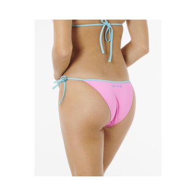 3. Dół od bikini damski RIP CURL Surf Puff Cheeky różowe