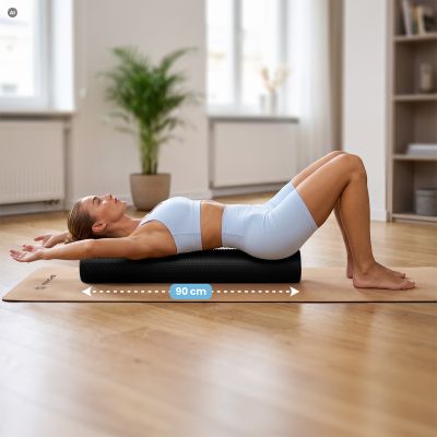5. Pilates roller 90 cm wałek do ćwiczeń rozciągających Spokey LONGY