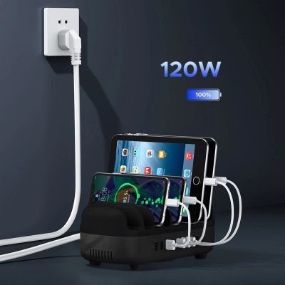 5. Inteligentna stacja ładowania Orico DUK-10P-V1 10 x USB-A - czarna