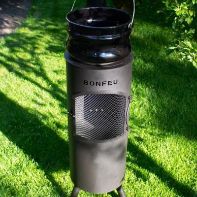 4. BONFEU KOMINEK OGRODOWY BONGIANO LP CZARNY