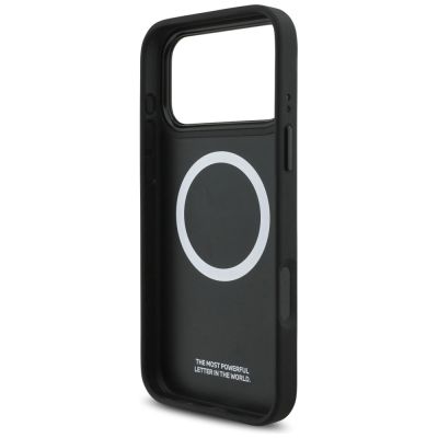 7. Etui BMW M Quilted Logo MagSafe na iPhone 17 Pro Max - czarne