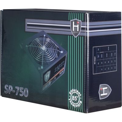 4. Zasilacz Inter-Tech HIPOWER SP-750 - 750 W - 100 - 240 V - 50 - 60 Hz - 10 A - Aktywny - 120 W