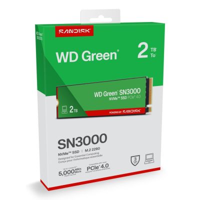 8. Dysk SSD WD Green SN3000 2TB M.2 NVMe WDS200T4G0E