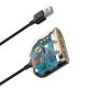 6. HUB Baseus Square USB-A do 1x USB-A 3.2 Gen 1 / 3x USB 2.0 z kablem 1m - czarny