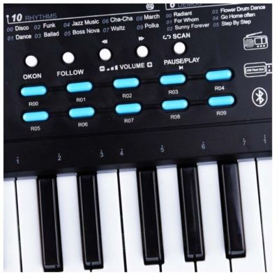 7. SUPRIMO 605 UFB - keyboard z mikrofonem do nauki gry, przeznaczony dla dzieci