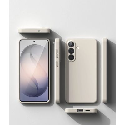 5. Etui Ringke Silicone MagSafe na Samsung Galaxy S26 - beżowe