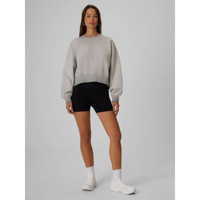 6. Bluza dresowa loose bez kaptura damska 4F 4FRSS26TSWSF2991-26S