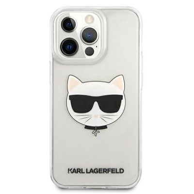 3. Etui Karl Lagerfeld Choupette Head na iPhone 13 Pro Max - przezroczyste