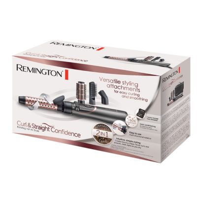 3. Remington AS8606 Szczotka z gorącym powietrzem Ciepły Czarny, Złoto różowe 800 W