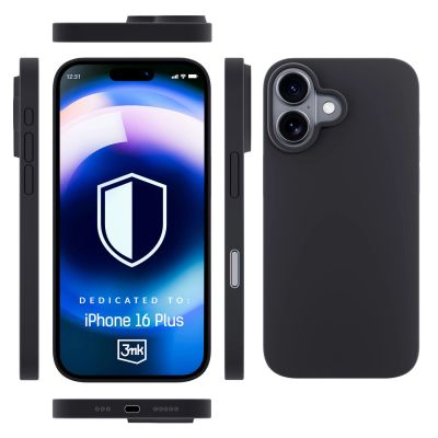 2. Etui 3mk Hardy Silicone MagCase na iPhone 16 Plus - szare