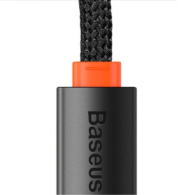 15. Baseus Lite Series zewnętrzna karta sieciowa USB Typ C - RJ-45 1Gbps (1000Mbps) czarny (WKQX000301)