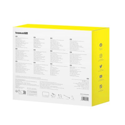 9. Jump starter Baseus Super Energy BS-CH013 4w1 600A z latarką / powerbankiem 6000mAh / kompresorem - czarny