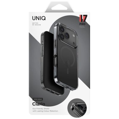 5. Etui UNIQ Clario Magclick Charging na iPhone 17 Pro - czarne
