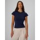 T-shirt slim gładki damski 4F 4FRSS26TTSHF4520-31S