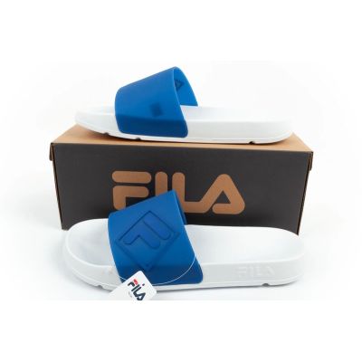 9. Fila klapki sportowe męskie laczki Morro wygodne modne niebieskie buty