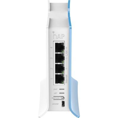 2. Mikrotik RB941-2ND-TC punkt dostępowy WLAN 300 Mbit/s Niebieski, Biały
