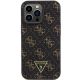 3. Etui Guess 4G Triangle Metal Logo na iPhone 14 Pro - czarne