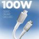2. Kabel Spigen EB10020CC USB-C 100 W 200 cm - biały