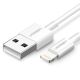 2. Kabel Ugreen US155 20728 USB-A / Lightning MFi 2.4A 1m - biały