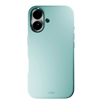 3. Etui silikonowe Puro Icon Mag Pro MagSafe do iPhone 16 - zielone